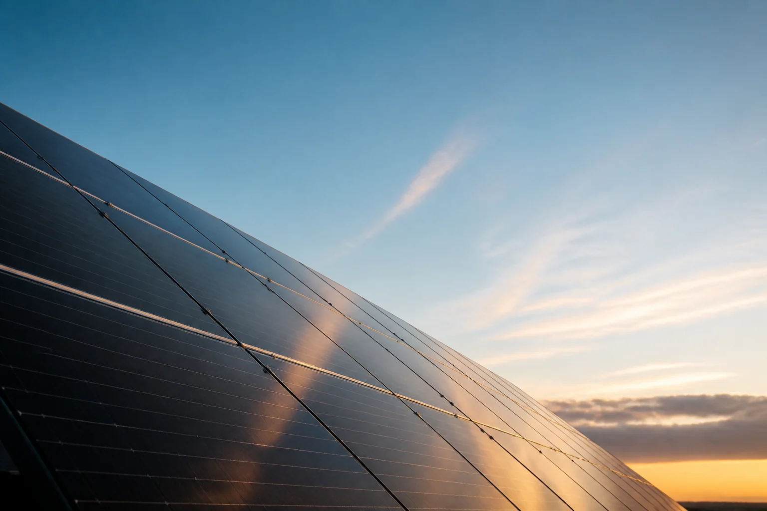 Détail de cellules photovoltaïques monocristallines