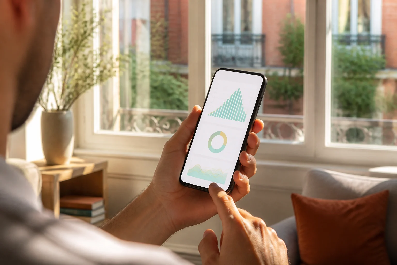 Suivi de la production solaire sur tablette